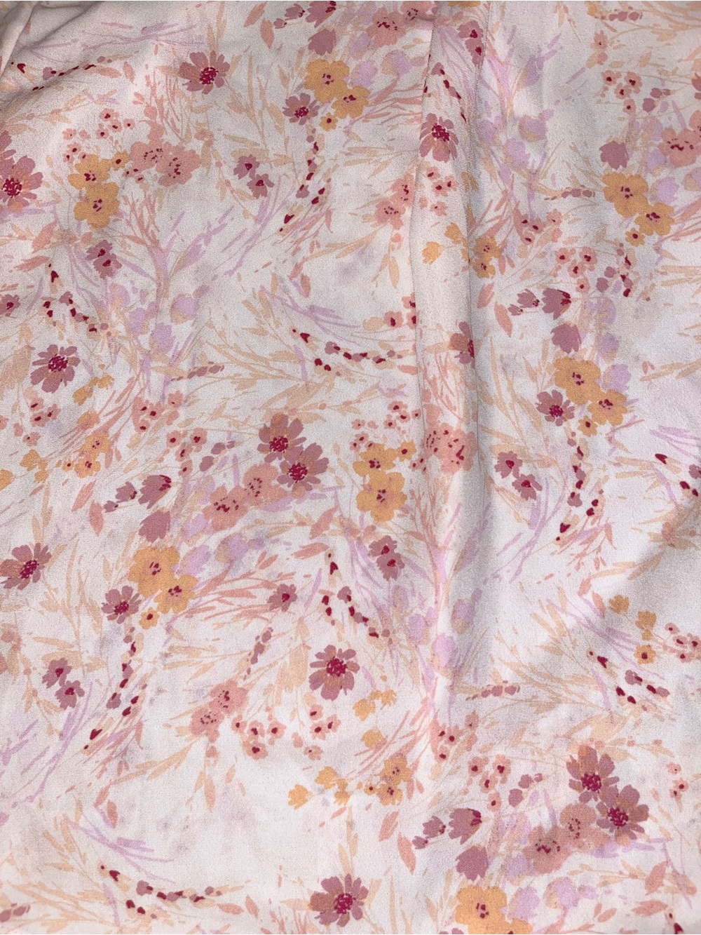 Chaus Woman’s Pink Floral Flutter Sleeve Blouse - Picture 5 of 8